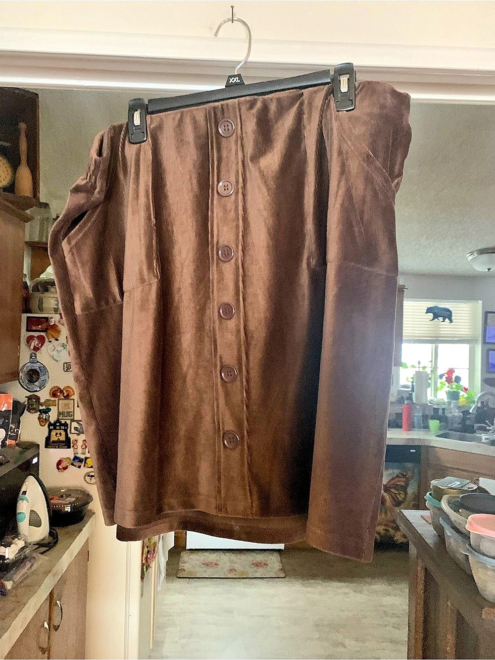 LuLaRoe Addie Corduroy Knee Length Skirt Size XL New w/o Tags